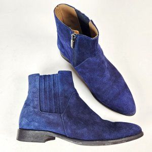 Italeau Suede Ankle Boots Hand Made - 38